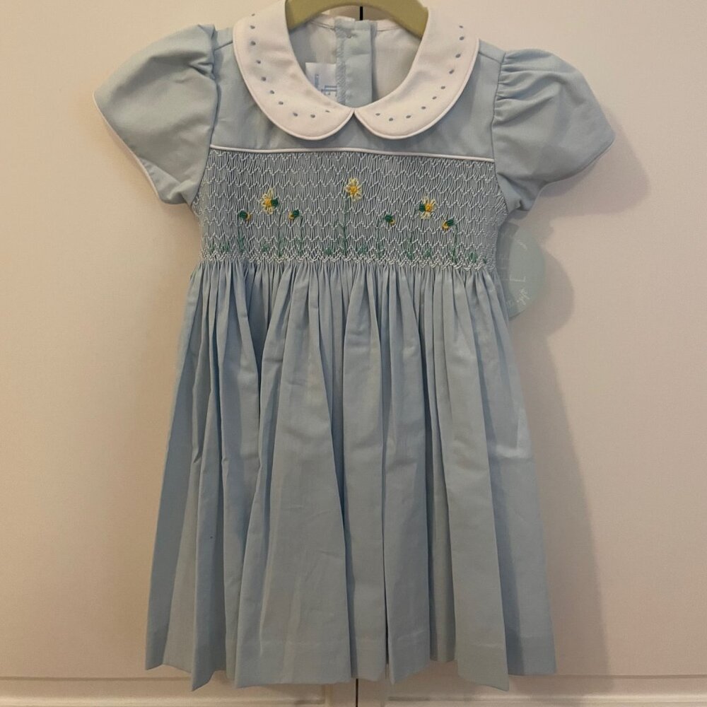 Little English Smocked Peter Pan Dress (NWT)